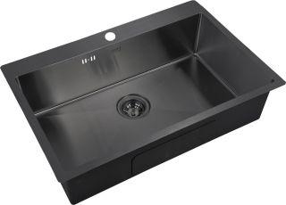 Мойка кухонная Zorg Inox PVD PVD 7551 GRAFIT